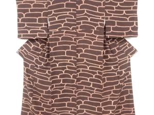 抽象模様小紋着物